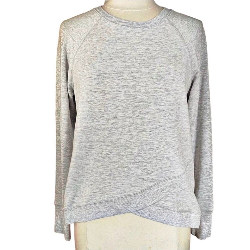 Athleta Women's Light Grey Crewneck Sweater